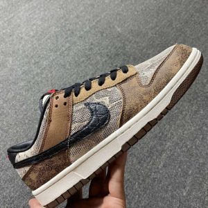 Replica Nike Dunk Low Premium CO.JP Brown Snakeskin