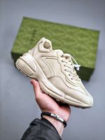 Replica   Gucci Leather Sneaker For Women and Men