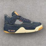 Replica Air Jordan 4 IV Retro Levi’s Denim Blue For Men #AJ4055