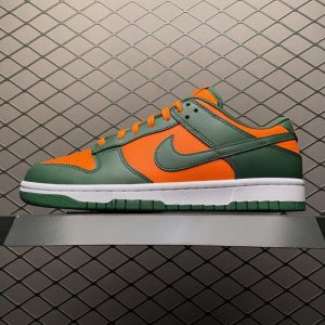 Replica  Nike Dunk Low ” Miami Hurricanes”  #ND007