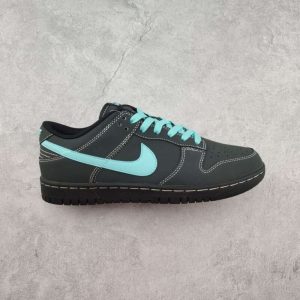 Replica Nike SB Dunk Low x ‘Tiffany’ Sneakers Black Blue GT0627 332#NAM041