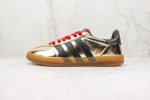 Replica Adidas X Gucci Sneakers Gazelle Metallic Gold #AG001