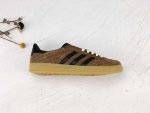 Replica Addidas Original GUCCI Gazelle Sneakers Brown #NG006