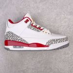 Replica Air Jordan 3 Cardinal Red Sneakers CT8532-126#AJ3030