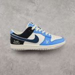 Replica LV x Nike SB Dunk Low Navy Blue White Black FC1688-200