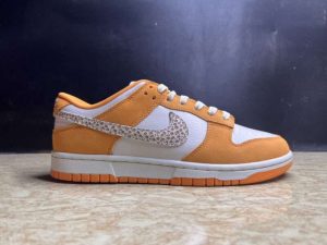 Replica  Nike Dunk Low Orange “Safari Swoosh”#ND033