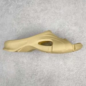 Replica Balenciaga Mold Rubber Slide Sandals Beige#BCSL0104