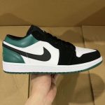 Replica Jordan 1 Low White Black Mystic Green