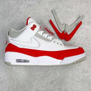 Replica Air Jordan 3 Tinker White Red CJ0939-100#AJ3025