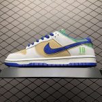 Replica Nike SB Dunk Low Word Cup Navy Blue White Green Gold