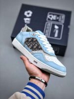 Replica Dior B27 Low ‘Oblique – Light Blue ‘