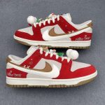 Replica Nike Dunk Low SE”85″ Sneakers Red Grey#NLD031