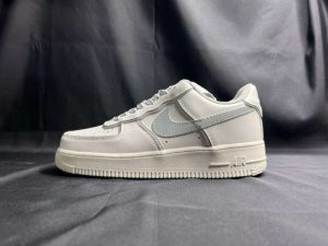 Replica Nike Air Force 1 Low Beige Silver Reflective  #AF067