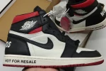 Replica AJ1 Not For Resale Black Varsity Red