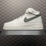 Replica Nike Air Force 1 07 Mid White Green  #AF069