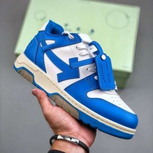 Replica Off-White Out Of Office low-top sneakers “OOO” Blue