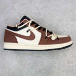 Replica Air Jordan 1 Low Brown White#AJ1-017