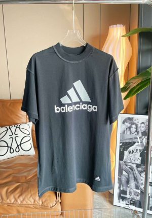 Replica  Balenciagax AdidasNew Crew Neck T-shirts For Unisex#HT068