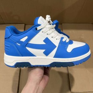 Replica Off-White Out Of Office low-top sneakers “OOO” White Blue