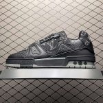 Replica Louis Vuitton Trainer Sneaker Black#LV071