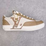 Replica Louis Vuitton Time Out Low Sneakers Light Brown#LV108