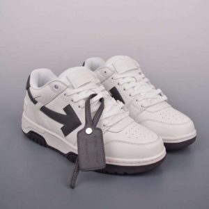 Replica Off-White Out Of Office low-top sneakers “OOO”  White Black White