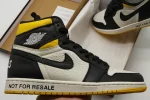 Replica AJ1 Not For Resale Maize Black Yellow