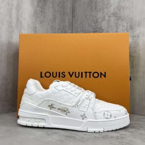 Replica Louis Vuitton Trainer Sneakers White#LV083