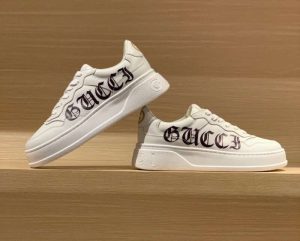 Replica Gucci Screener GG Embossed High-Top Sneaker White#GU009