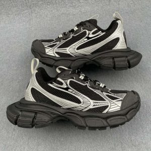 Balenciaga 10 Phantom Sneakers Black Silver#CBLG038