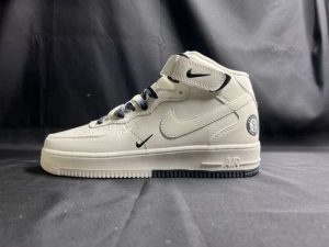 Replica Nike Air Force 1 07 Mid SU19 Beige Black  #AF068