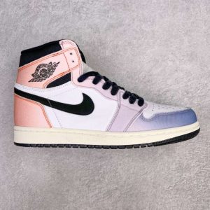 Replica Air Jordan 1 Retro High OG Skyline Vivid Orange Black Iced Lilac True Blue DX0054-805#AJ1-023