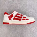 Replica AMIRI White And Red Low Skel Top Sneaker