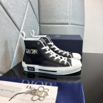 Replica Dior Unisex B23 High-Top Sneaker BLACK
