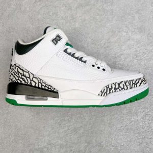 Replica Air Jordan 3 Retro ‘Oregon Ducks’ Sneakers 594282-233#AJ3032