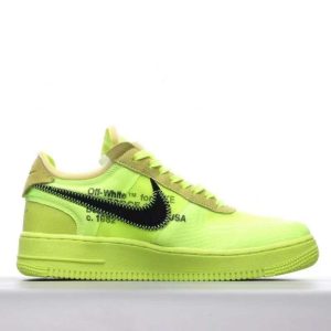 Replica Nike Air Force 1 Low x  Off-White Volt Green AO4606700