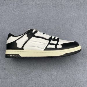 Replica AMIRI Black/white Skel Top Low sneakers