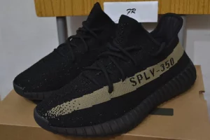 Replica PK God Yeezy Boost 350 V2 Black Green