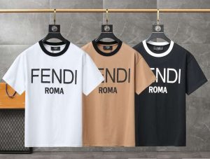 Replica 2023 New FENDI T-Shirt for Men and Women #HCTS0021