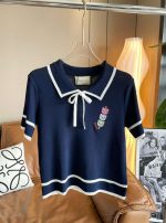Replica  Gucci x KAWALL 23SS New Polo Shirts For Women#HTS219