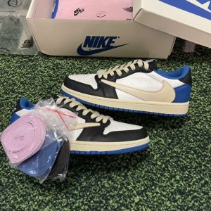 Replica Air Jordan 1 Retro Low OG SP Fragment x Travis Scott DM7866-140 #AJ0110