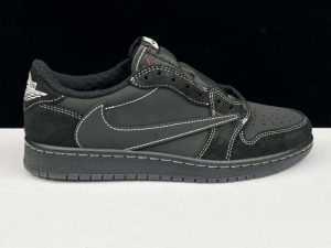 Replica Air Jordan 1 Low OG x Travis Scott Black Phantom DM7866-001