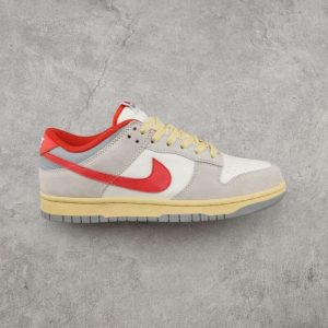 Replica Nike Dunk Low “Grey/Red” Athletic Department