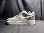 Replica Nike Air Force 1 Low Grey Black White Suede #AF072