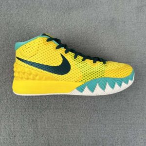 Replica Nike Kyrie 1 “Letterman” Yellow Sneakers #NKC002