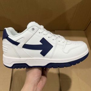Replica Off-White Out Of Office low-top sneakers “OOO” White Navy Blue White