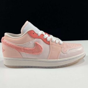 Replica Air Jordan 1 Low SE Mighty Swooshers Pink