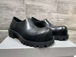 Replica Balenciaga Black HUMMER Derby Shoes#CBLG043