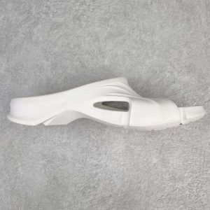 Replica Balenciaga Mold Rubber Slide Sandals White#BCSL0101