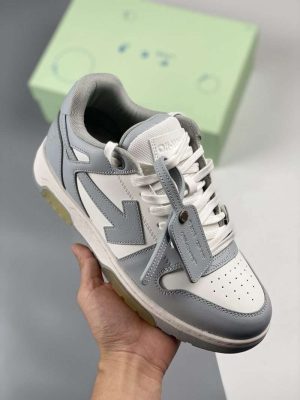 Replica Off-White Out Of Office low-top sneakers “OOO” Grey